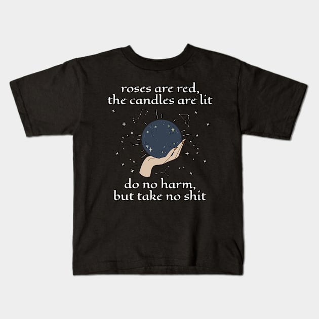 Roses are red Kids T-Shirt by onemoremask